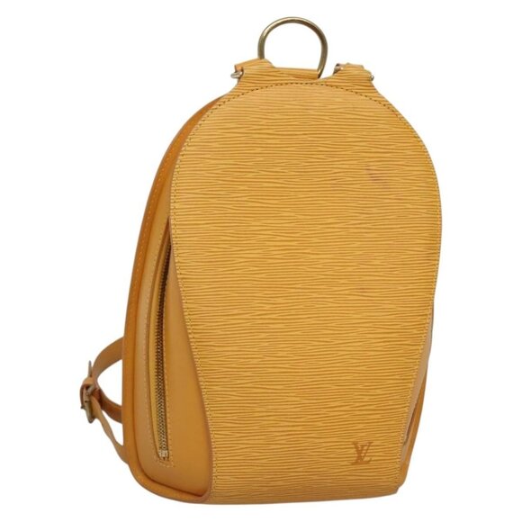 LOUIS VUITTON Epi Mabillon Backpack Yellow M52239 LV Auth ep10799 - Picture 1 of 16
